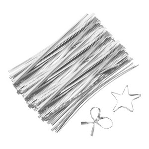 Unique Bargains Reusable Plastic Coated Metallic Durable Twist Ties 800 Pcs - 1 of 4