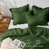 BAGOKIE 2/3 Pieces Seersucker Ruffle Bed in a Bag Comforter Set - 3 of 4