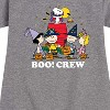 Girls' - Peanuts - Boo Crew Graphic Short Sleeve Fleece Dress - 2 of 4