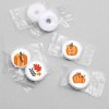 Big Dot of Happiness Fall Pumpkin - Halloween or Thanksgiving Party Round Candy Sticker Favors - Labels Fits Hershey’s Kisses (1 sheet of 108) - 3 of 4