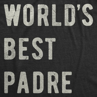 Мужские футболки Crazy Dog T-Shirts, Inc. Mens Funny T Shirts Worlds Best Padre Sarcastic Fathers Day Graphic Novelty Tee For Men - Crazy Dog Men's T Shirt Gift for Dad Black M — фото 2