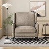 Textured Fabric Pushback Recliner Chair for Adults, CENGHU Accent Chair for Living, Upholstered Armchair, Mid Century Modern Single Sofa Chair - 2 of 4
