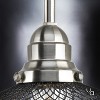 Urban Ambiance Luxury Vintage Pendant Light,  7"H x 8"W,  Brushed Nickel Finish, UHP2730 - 4 of 4