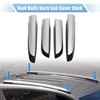 Unique Bargains Roof Rack Rail Cover End Protection Exterior Cover Shell Cap for Toyota RAV4 2013-2018 Silver Tone 1 Set - 2 of 4