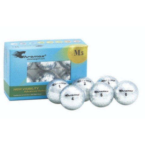 Men's Chromax M5 Golf Balls - 6 Pack - Silver : Target