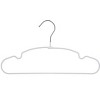 DEILSY Kids’ Rubber Coated Metal Hangers – Non-Slip 20 Pack (White) - 2 of 4