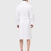 Alpine Swiss Dario Mens Luxury Waffle Knit Cotton Bathrobe Shawl Collar Hotel Spa Robe - 2 of 4