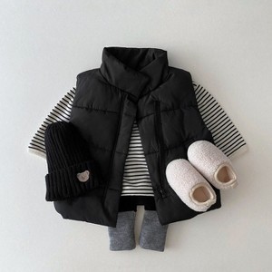 MyKids-USA Baby Solid Color Quilted Thickened Vest Coat In Winter - 1 of 4