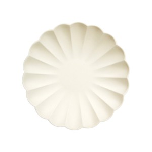 Meri Meri Small Cream Compostable Plates - Big Multipack (Pack of 48). - 1 of 3