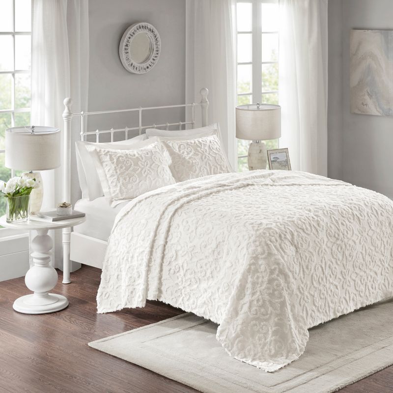 3pc Amber Cotton Chenille Bedspread Set - Madison Park, 1 of 10