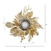 Nearly Natural 10-in Golden Artificial Christmas Candelabrum - 2 of 4