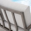 HAPPATIO 7 Piece Aluminum Patio Furniture Set, Outdoor Sofa with Ottomans and Coffee Table - 4 of 4