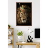Trends International Reinders: Animals - Lion Boss Crown Framed Wall Poster Prints - 2 of 4