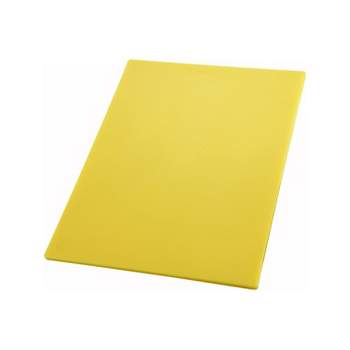 Winco 6 x 10 x 1/2 White Cutting Board 86100 