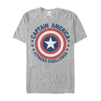 Men's Marvel Captain America Fitness Shield T-Shirt