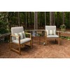 Casual Cushion Stripe Sunbrella Fabric 1-Piece Indoor/Outdoor Lumbar Pillow, 19"W x 12"L - 2 of 4