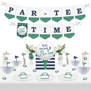 Big Dot of Happiness Par-Tee Time - Golf - DIY Birthday or Retirement Party Signs - Snack Bar Decorations Kit - 50 Pieces - 1 of 4