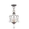 Livex Lighting Chesterfield 3 - Light Pendant in  Hand Applied Venetian Golden Bronze - image 2 of 4