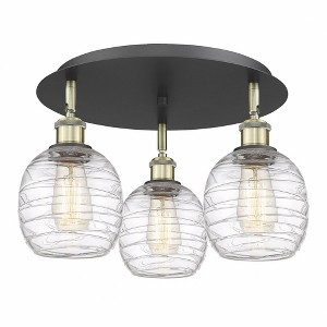 Belfast - 3 Light Flush Mount In Industrial Style-9.5 Inches Tall and 17.75 Inches Wide - 1 of 1