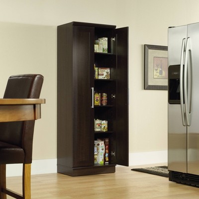Dakota Oak Tall Storage Cabinet with Adjustable Shelving