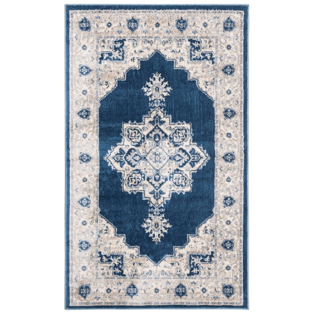 3'x5' Madonna Rug Navy/Cream - Safavieh