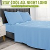 4 Piece Viscose from Bamboo Cooling sheets Ultra Soft 100% Organic Deep Pocket Luxury Bed Sheets with Pillowcases - Lux Decor Collection - 3 of 4