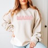 Simply Sage Market Women's Graphic Sweatshirt Pink Checkered Mama - 2 of 3