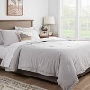 Cotton Linen Chambray Comforter & Sham Set - Threshold™
 - image 2 of 4