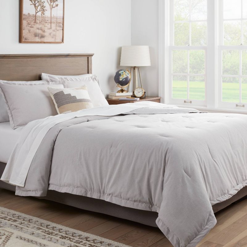 Cotton Linen Chambray Comforter & Sham Set - Threshold™
, 2 of 7