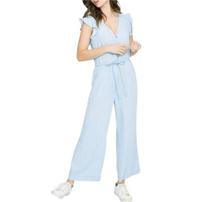 Sanctuary Clothing Womens Flutter Jumpsuit