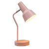 Simple Designs Sleek Essentials Metal Cone Shade Desk Lamp Blush Pink - 2 of 4
