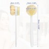 Unique Bargains Double Side Long Handle Bath Brush 14.96"x3.94"x3.15" 1 Pc - 4 of 4