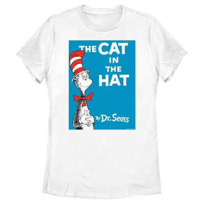 Women's Dr. Seuss Cat In The Hat Book Cover T-shirt : Target