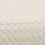 white faux leather & bv-inspired woven texture