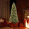 Tangkula 5/7.5/9 FT Artificial Xmas Tree w/ 1416 Branch Tips 560 Warm White LED Lights - 4 of 4
