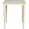 IC International ConceptsSolid Wood Top Table - Turned Legs - image 2 of 4