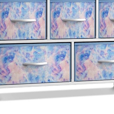 tie dye blue