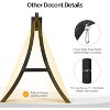 VINGLI Heavy Duty Wooden Swing Frame for Adults Kids, Strong A-Frame Porch Swing Bench Stand for Indoor & Outdoor, Supports Up to 1000 LBS - 4 of 4
