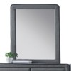 SEVOBAL Bathroom Vanity Mirrors Light Gray Fabric Mirror with Elegant Frame Versatile Framed for Durability, Light Gray, 1"*28"*36" - 4 of 4