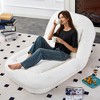 Folding Sofa Chair with 5 Adjustable Positions, Plush Floor Lounge Chair for Gaming, Meditation, Relaxation, and More - 3 of 4