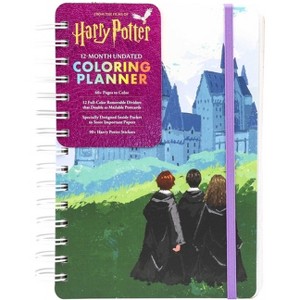 Harry Potter 12-Month Undated Coloring Planner - by  Editors of Thunder Bay Press (Spiral Bound) - 1 of 4