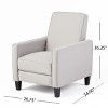 CAVINAS Modern Accent Chair with Upholstered Recliner Chair with Push-Back and Sturdy Frame Comfy Chair for Bedroom, Living Room - 4 of 4