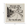 Slickblue Funny Road Quote Wood Sign – Rustic Humor Decor for Wall or Shelf – 7x7 Inches, 10 Color Options - 2 of 3