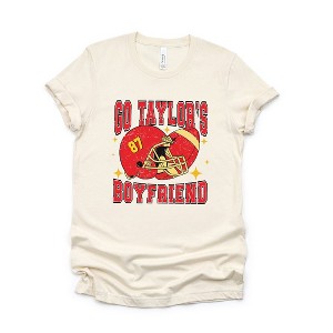 Simply Sage Market Women's Go Taylor's Boyfriend Sparkle Short Sleeve Graphic Tee - 1 of 4