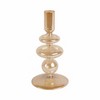 Glass Taper Candle Holder - Modern Decorative Candlestick for Home, Office, Bedroom & Living Room - Elegant Tall Contemporary Accent Decor - 2 of 4