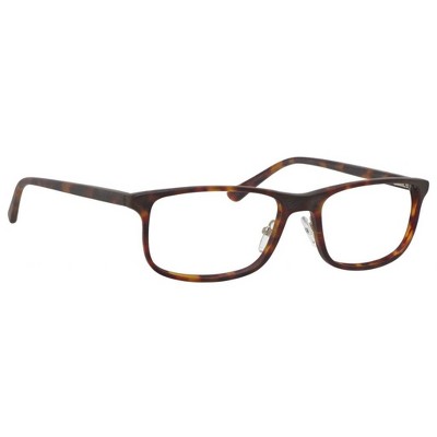 Esquire Designers Eq1531 Men s Rectangular Frame Eyeglasses Havana ...