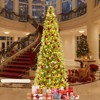 Costway 12 FT Artificial Christmas Tree with 2517 Branch Tips, 800 Warm White LED Lights - 2 of 4