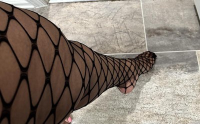 Women's Open Fishnet Tights - A New Day™ Honey Beige S/m : Target