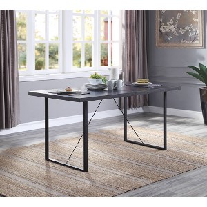 64.5" Wood Rectangular Dining Table with Sled Base - 1 of 4
