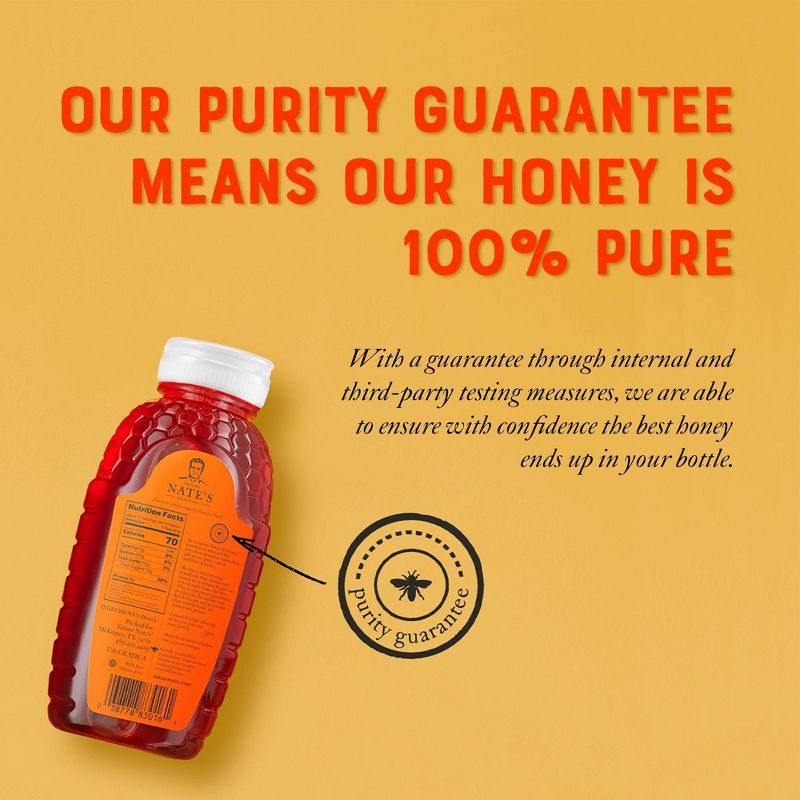 Nature Nate&#39;s 100% Pure Raw and Unfiltered California Honey - 32oz, 5 of 9